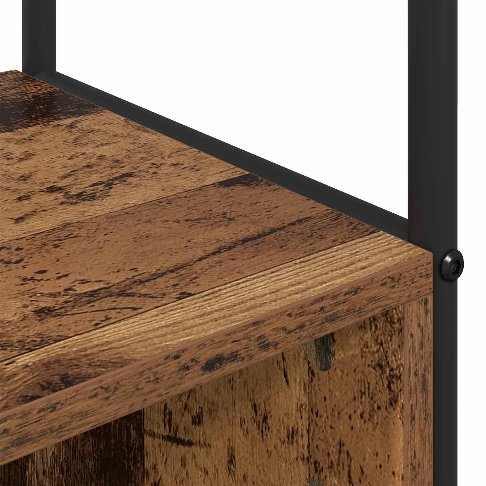 Appendiabiti con panca per scarpe Legno antico