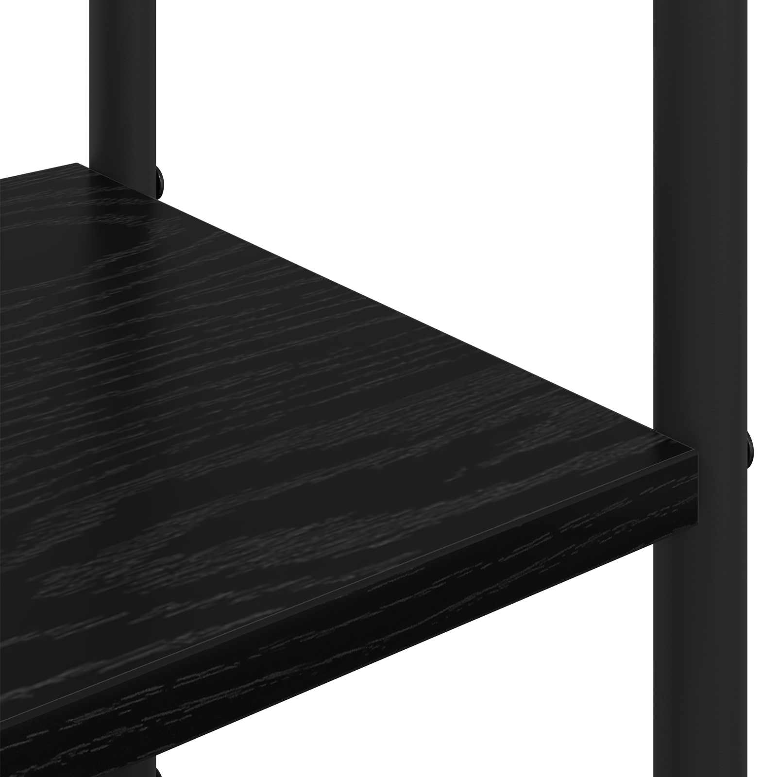 Appendiabiti con panca per scarpe Rovere Nero