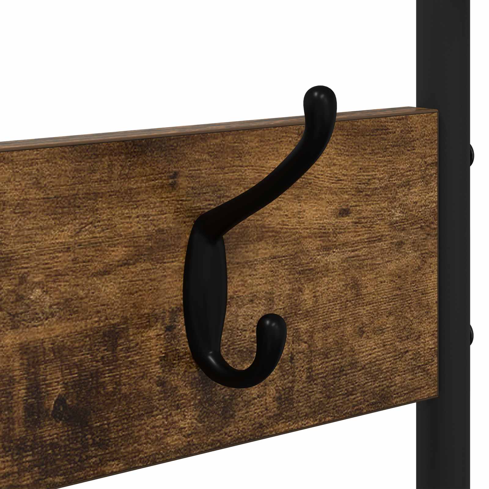 Appendiabiti con panca per scarpe Rovere Fumo