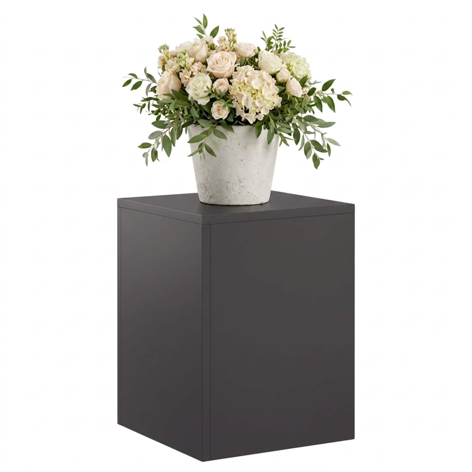 Supporto per piante Nero 30 x 30 x 40 cm Acciaio