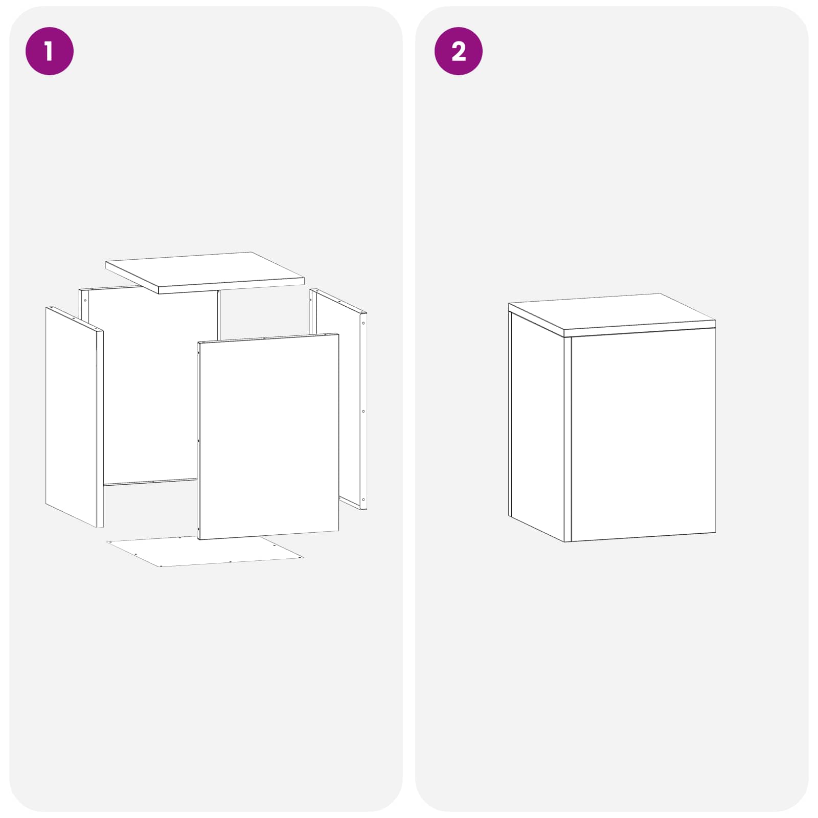Supporto per piante 2 pcs Nero 30 x 30 x 40 cm Acciaio