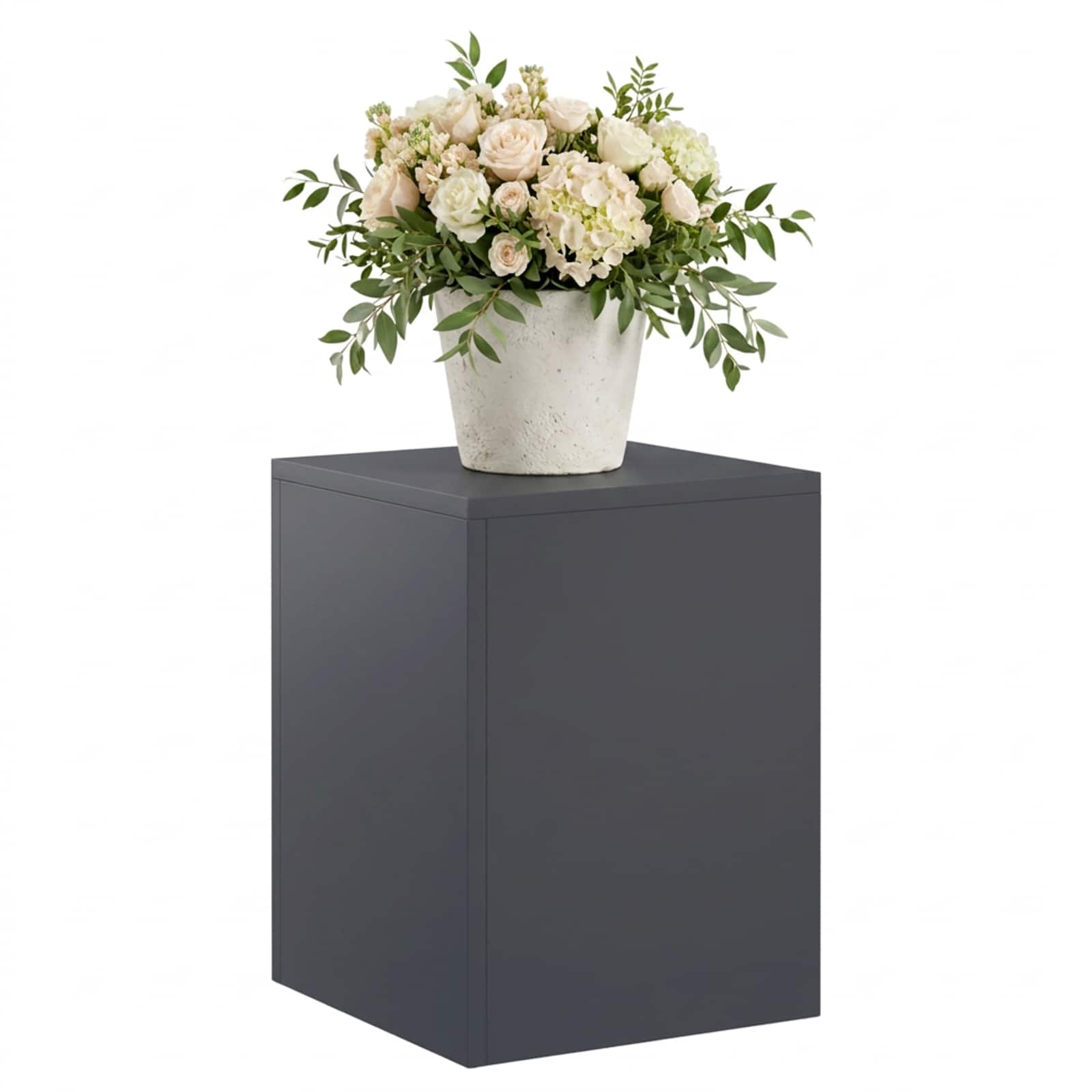 Supporto per piante Antracite 30 x 30 x 40 cm Acciaio Inox