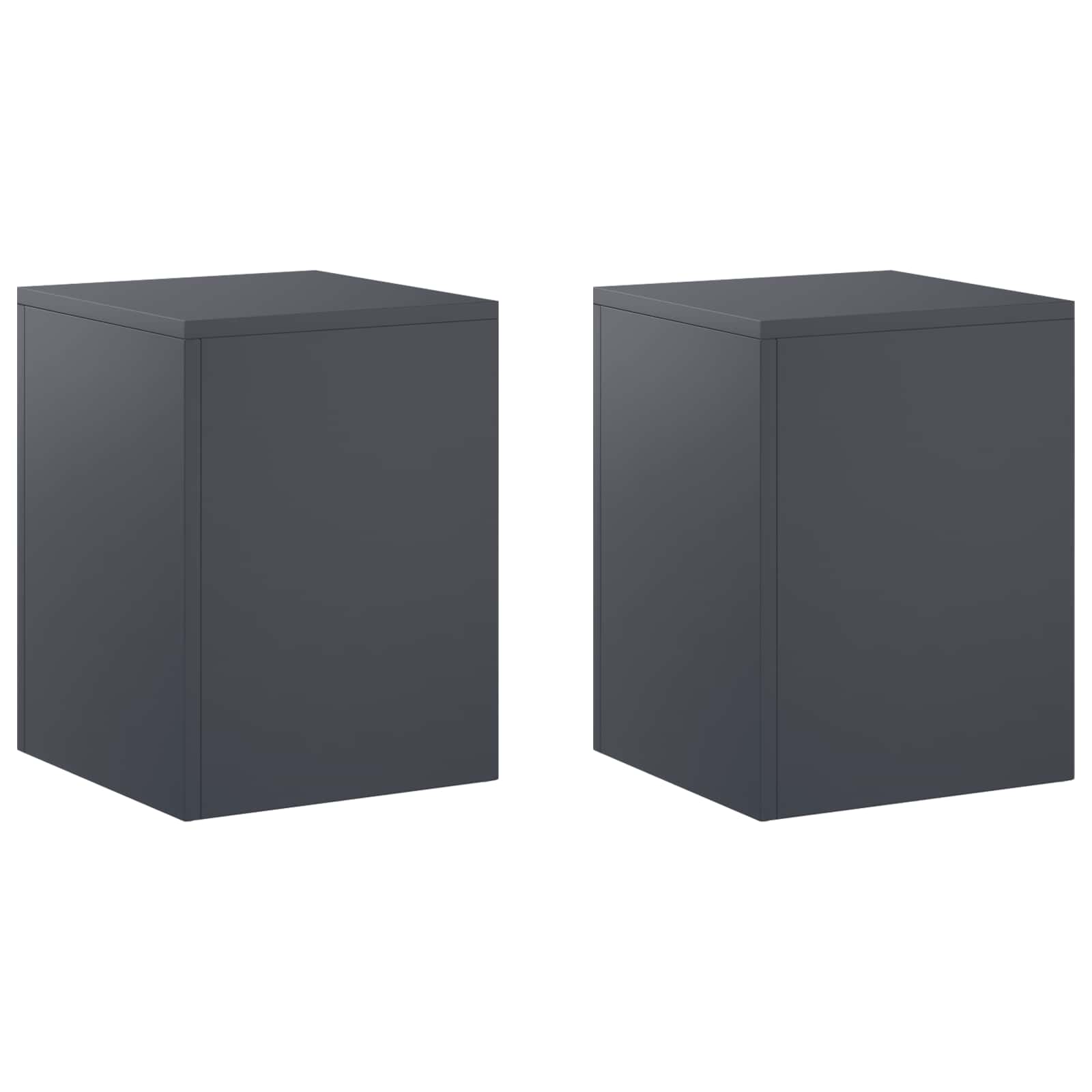 Supporto per piante 2 pcs Antracite 30 x 30 x 40 cm