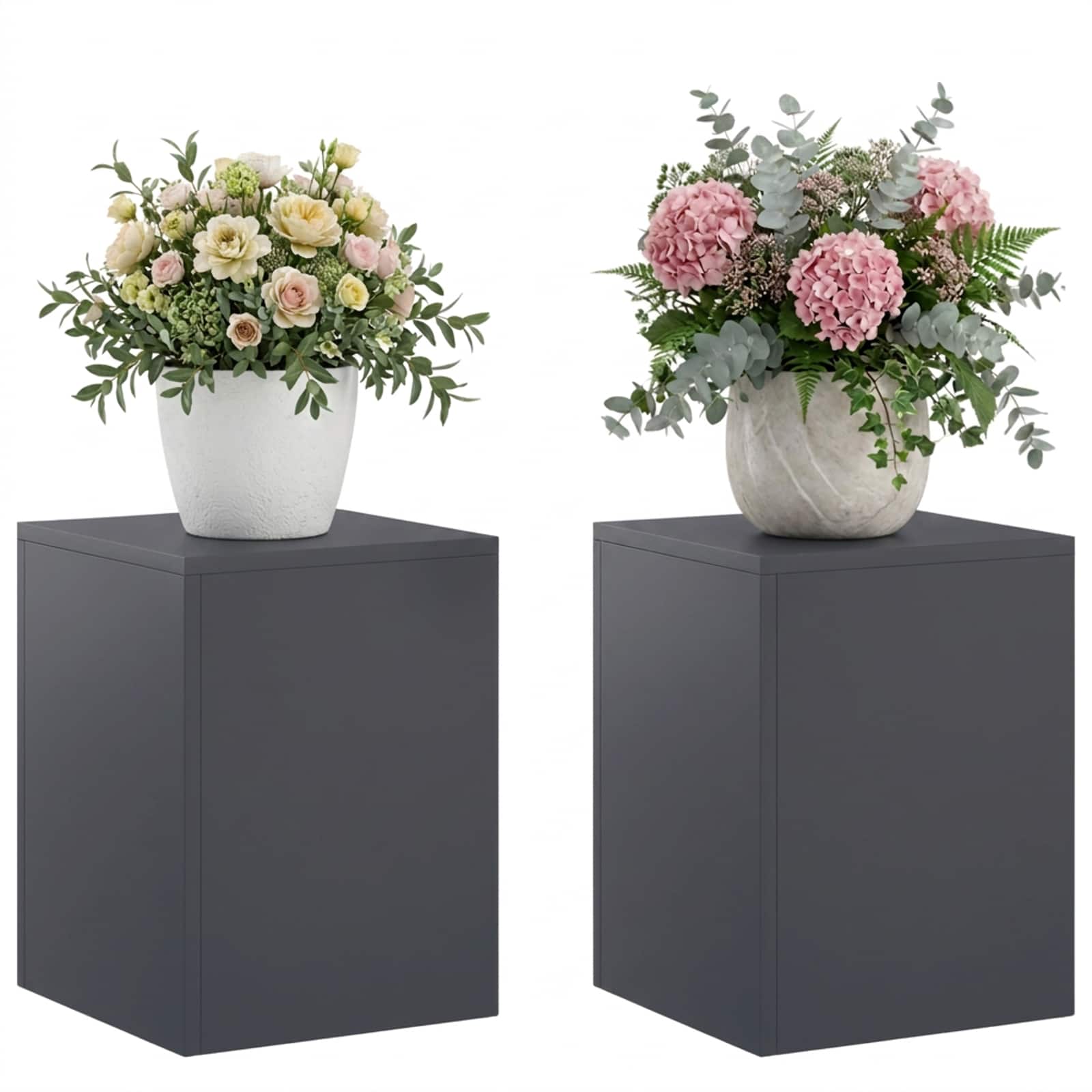 Supporto per piante 2 pcs Antracite 30 x 30 x 40 cm