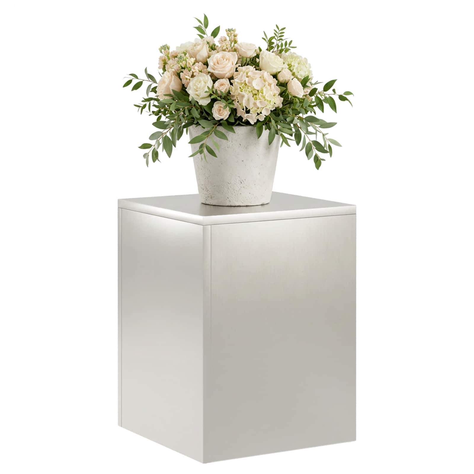 Supporto per piante Argento 30 x 30 x 40 cm Acciaio