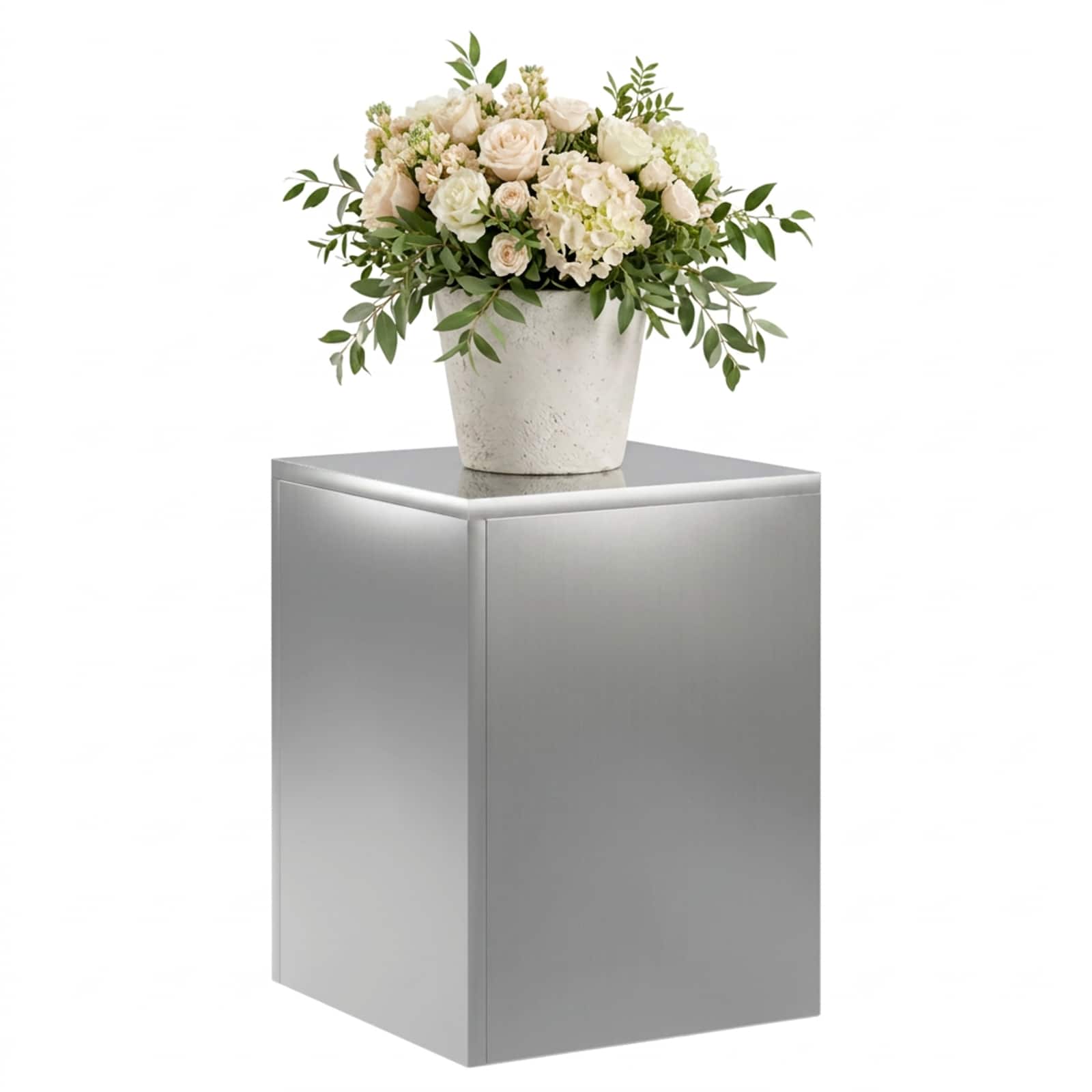 Supporto per piante Argento 30 x 30 x 40 cm Acciaio