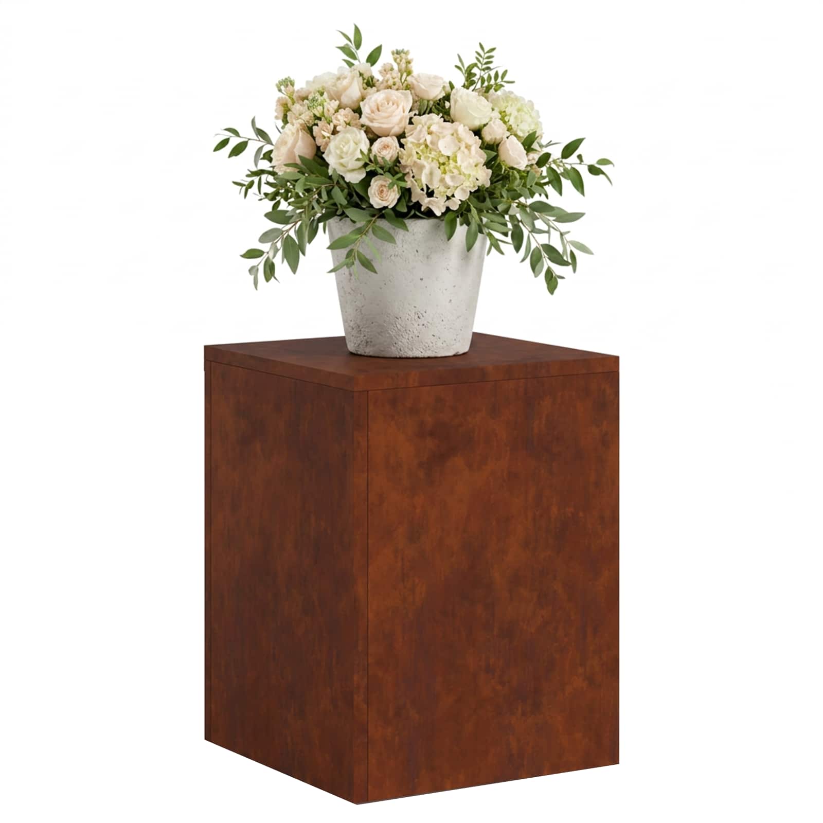 Supporto per piante Ruggine 30 x 30 x 40 cm Acciaio Corten