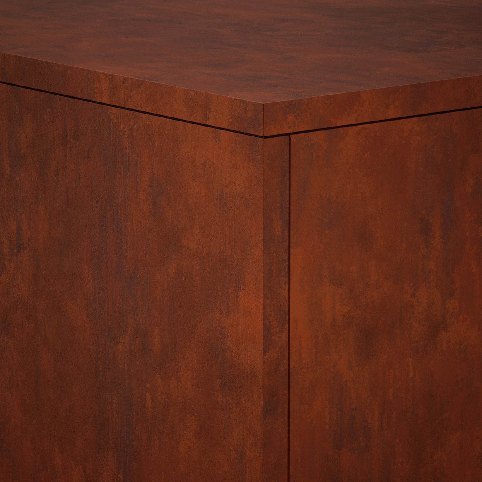 Supporto per piante Ruggine 30 x 30 x 40 cm Acciaio Corten