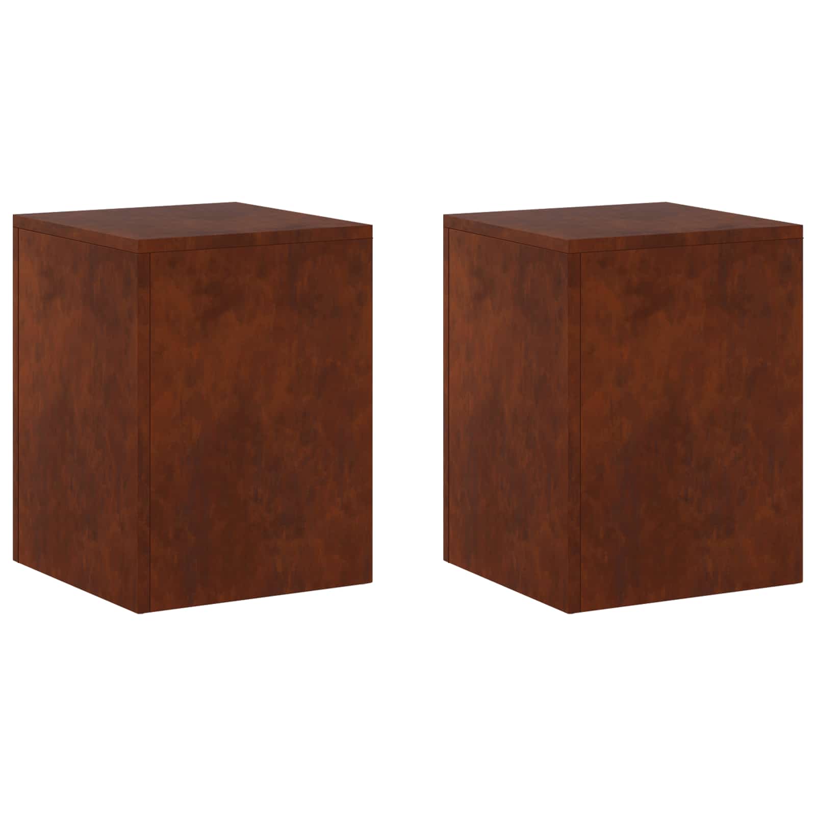 Supporto per piante 2 pcs Ruggine 30 x 30 x 40 cm