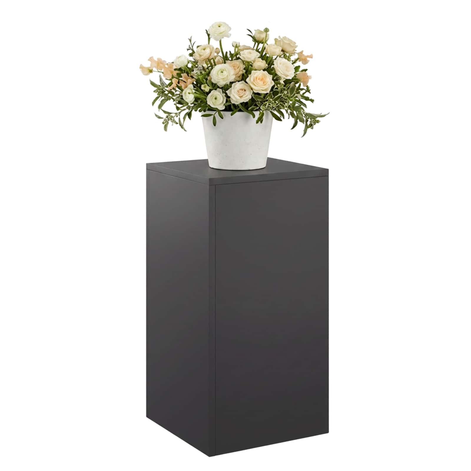 Supporto per piante Nero 30 x 30 x 60 cm Acciaio