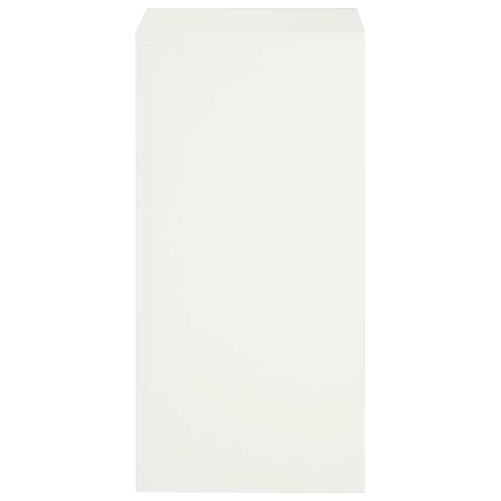 Supporto per piante 2 pcs Bianco 30 x 30 x 60 cm Acciaio