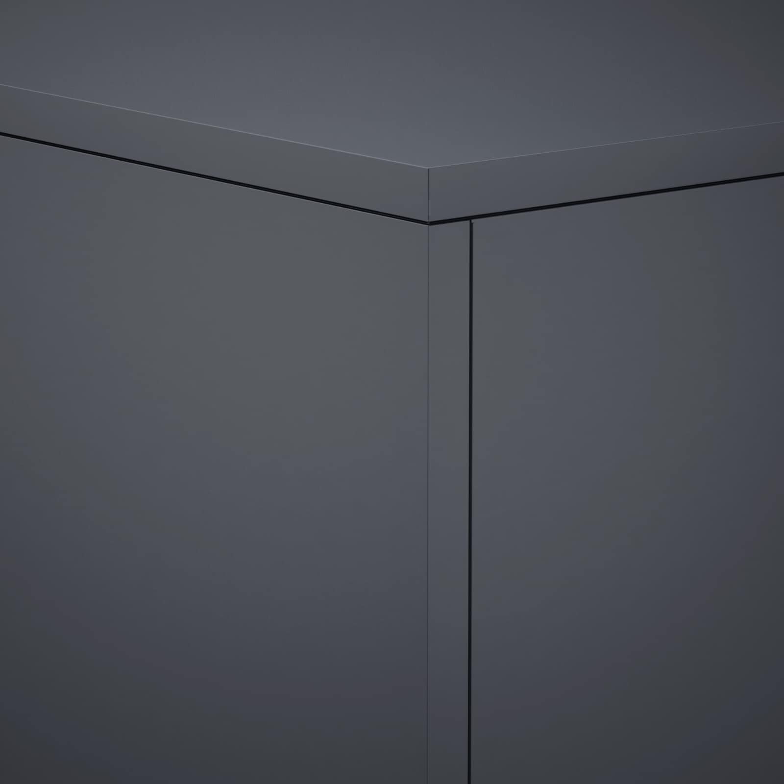 Supporto per piante Antracite 30 x 30 x 60 cm Acciaio Inox