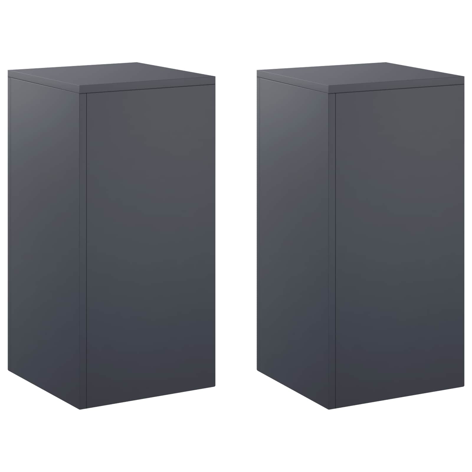 Supporto per piante 2 pcs Antracite 30 x 30 x 60 cm