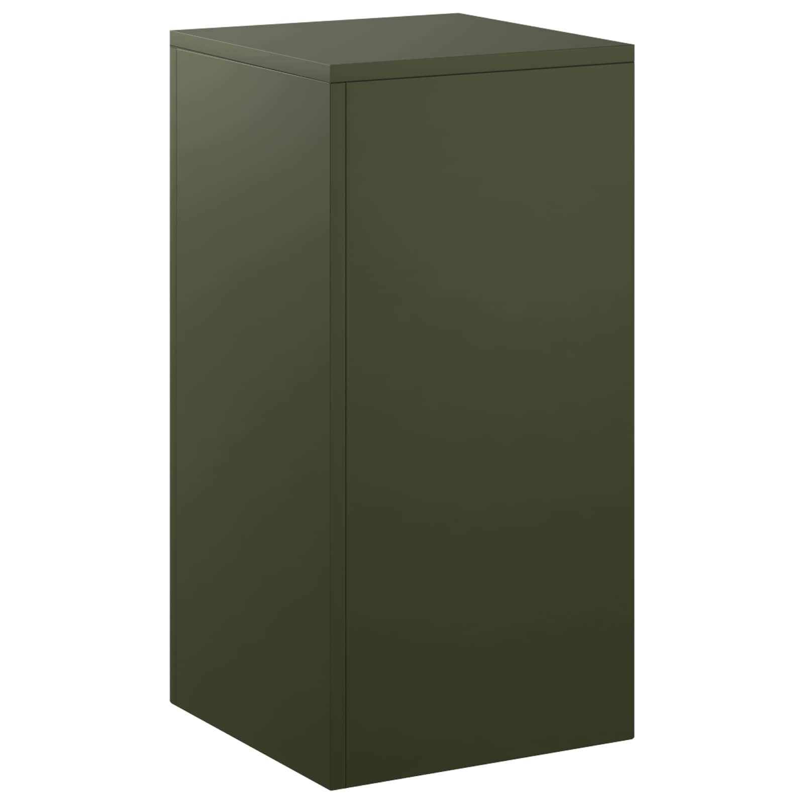 Supporto per piante Verde Oliva 30 x 30 x 60 cm Acciaio Corten