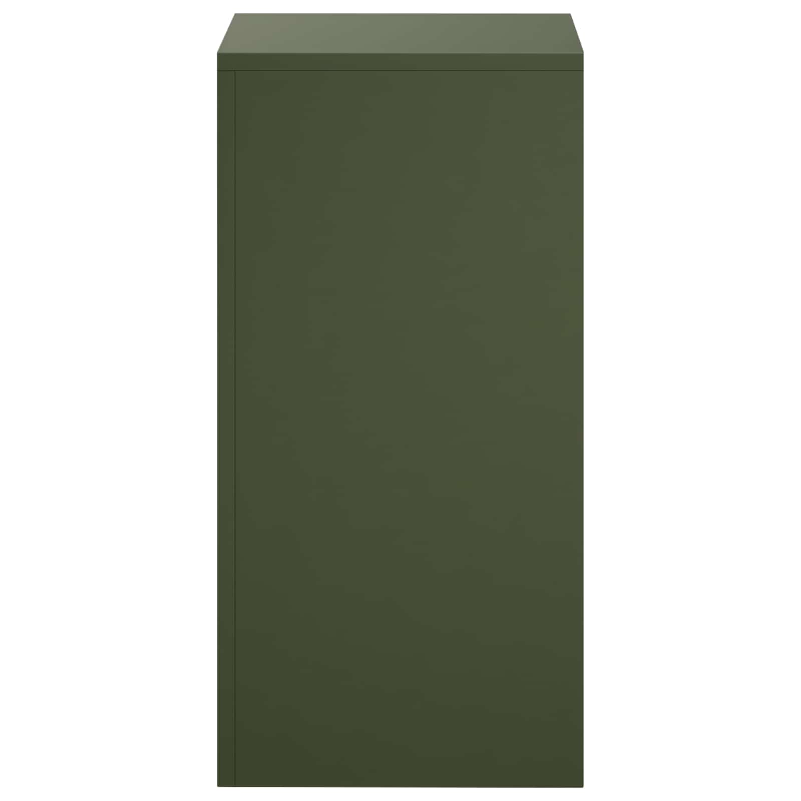 Supporto per piante Verde Oliva 30 x 30 x 60 cm Acciaio Corten