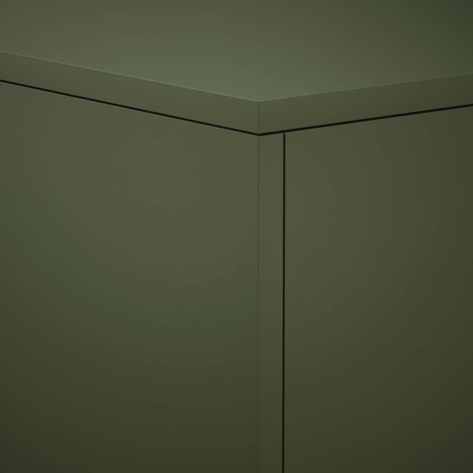 Supporto per piante 2 pcs Verde Oliva 30 x 30 x 60 cm Acciaio