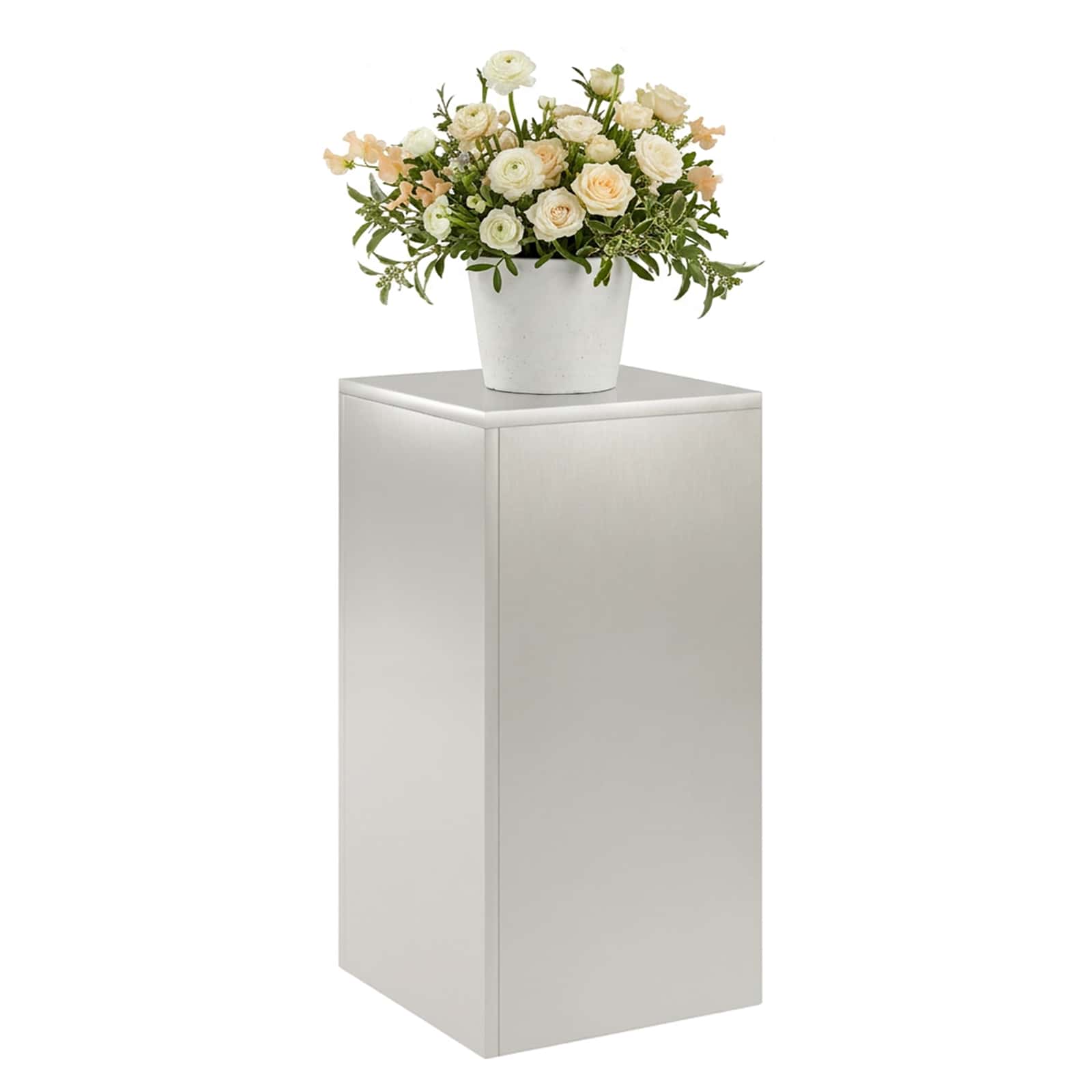 Supporto per piante Argento 30 x 30 x 60 cm Acciaio