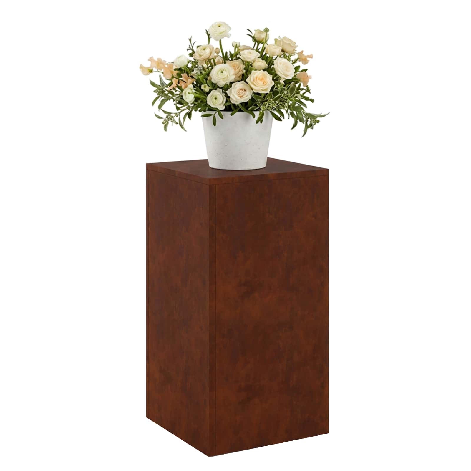 Supporto per piante Ruggine 30 x 30 x 60 cm Acciaio Corten