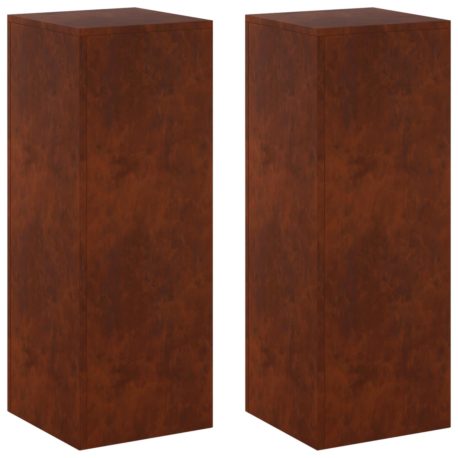 Supporto per piante 2 pcs Ruggine 30 x 30 x 80 cm