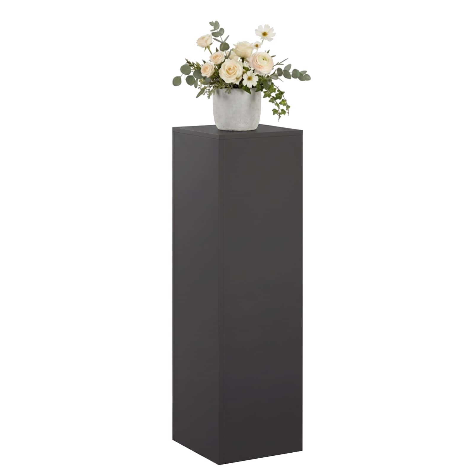Supporto per piante Nero 30 x 30 x 100 cm Acciaio