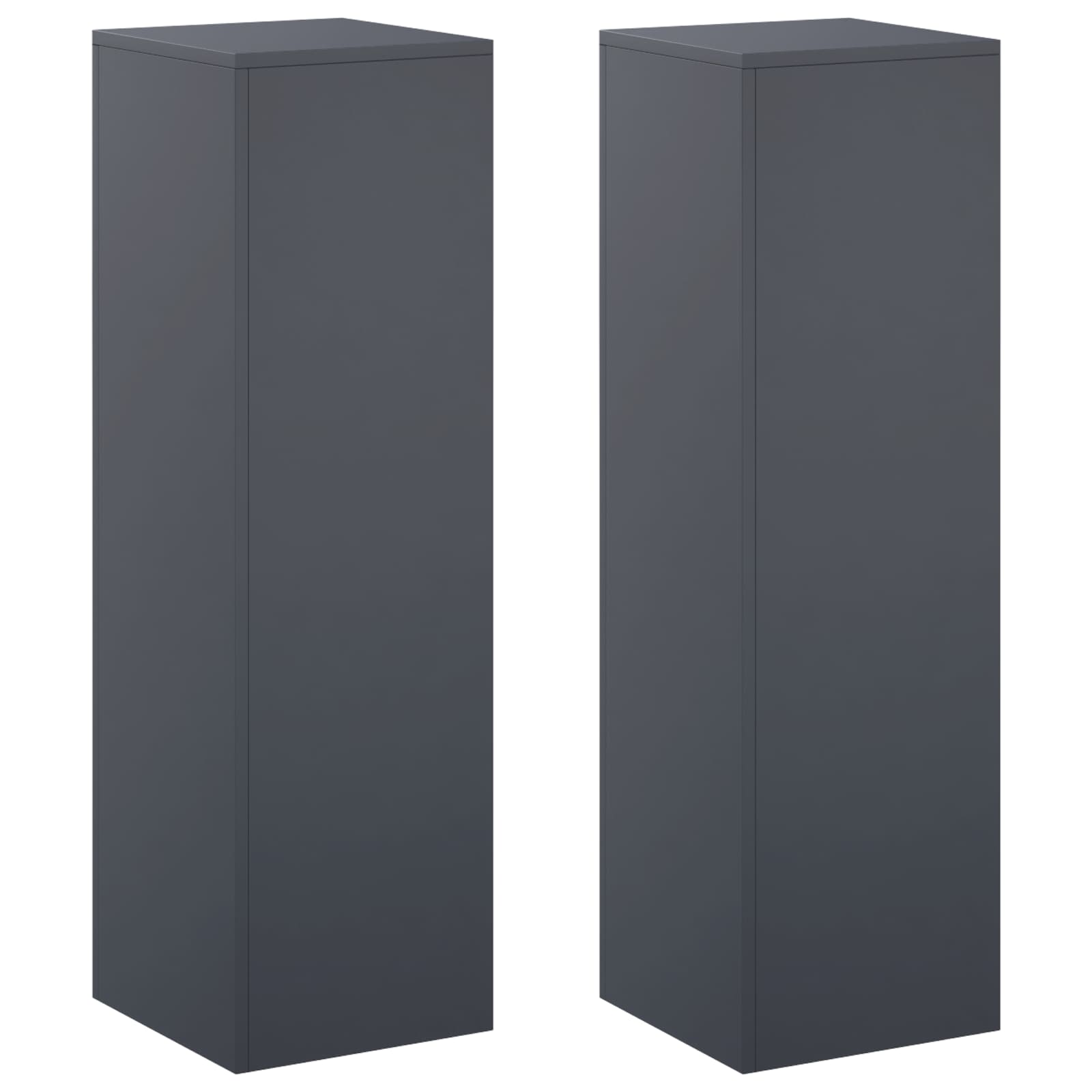 Supporto per piante 2 pcs Antracite 30 x 30 x 100 cm