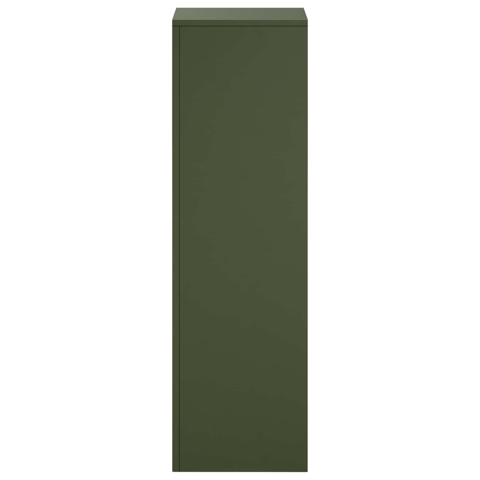 Supporto per piante Verde Oliva 30 x 30 x 100 cm Acciaio Corten