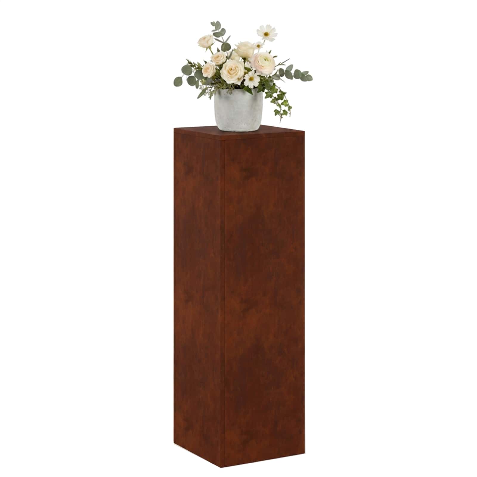 Supporto per piante Ruggine 30 x 30 x 100 cm Acciaio Corten