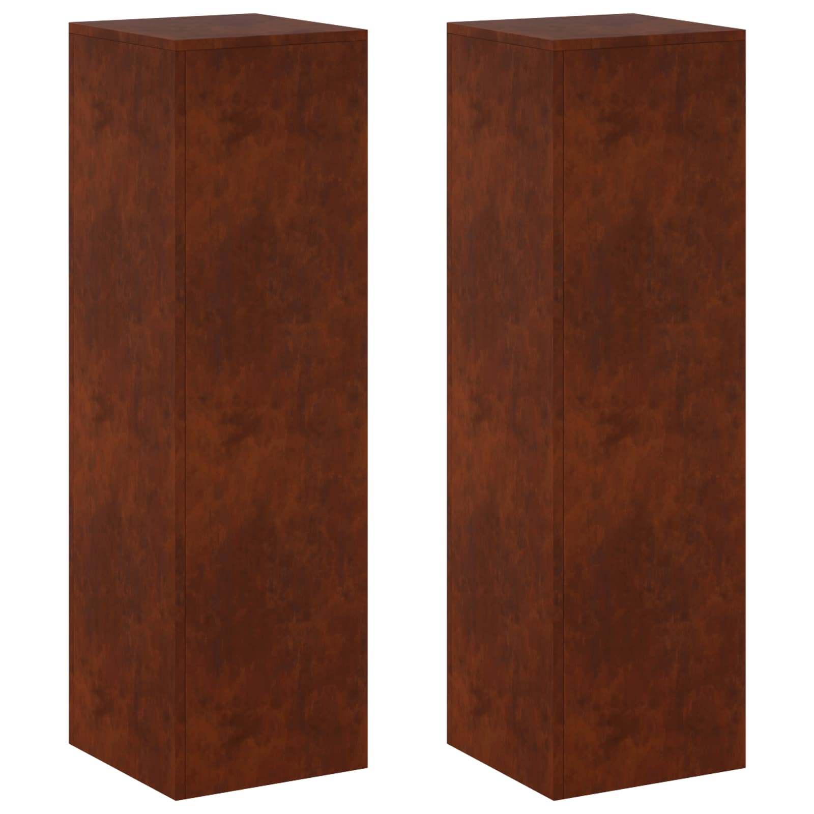 Supporto per piante 2 pcs Ruggine 30 x 30 x 100 cm