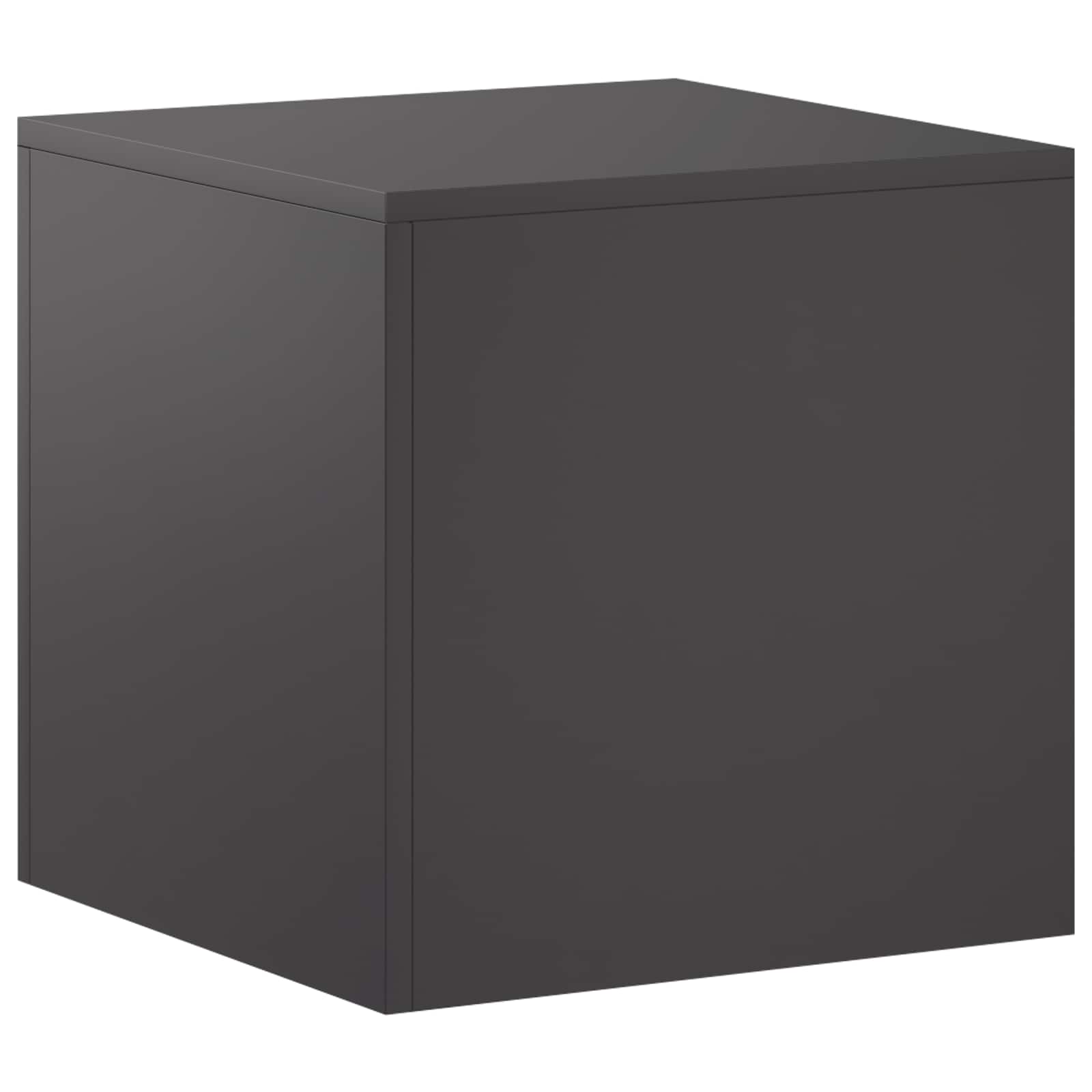 Supporto per piante Nero 40 x 40 x 40 cm Acciaio