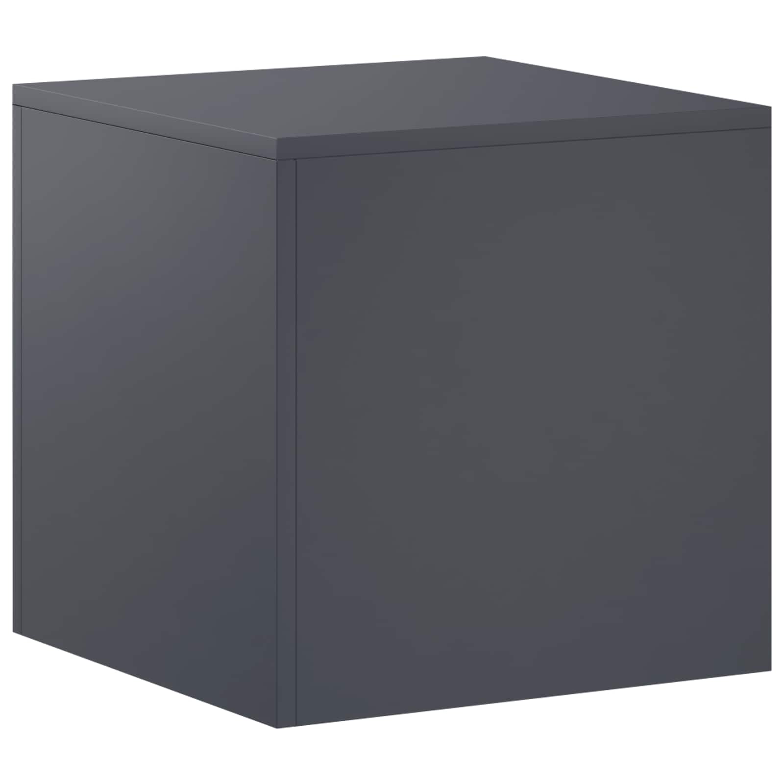 Supporto per piante Antracite 40 x 40 x 40 cm Acciaio Inox