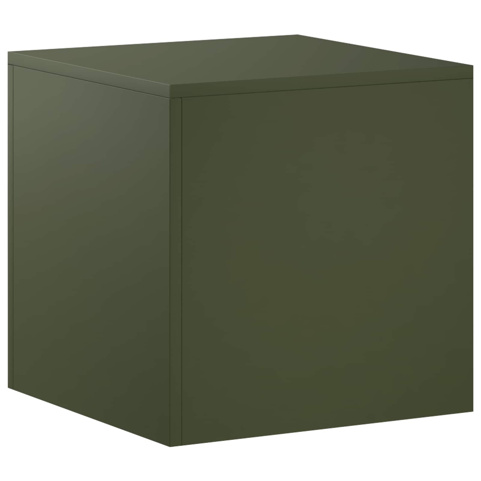 Supporto per piante Verde Oliva 40 x 40 x 40 cm Acciaio Corten