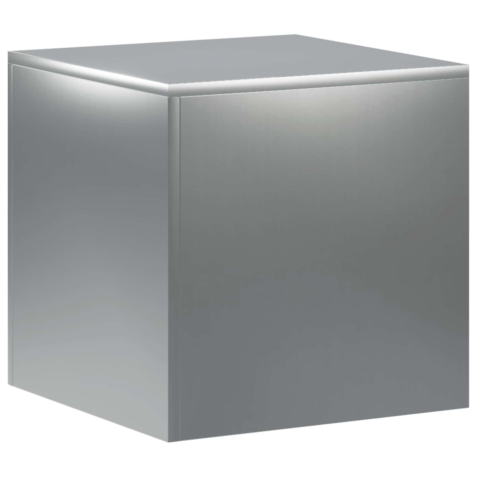 Supporto per piante Argento 40 x 40 x 40 cm Acciaio