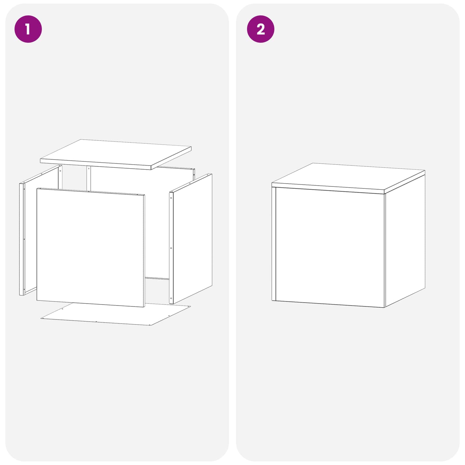 Supporto per piante 2 pcs Argento 40 x 40 x 40 cm Acciaio Inox