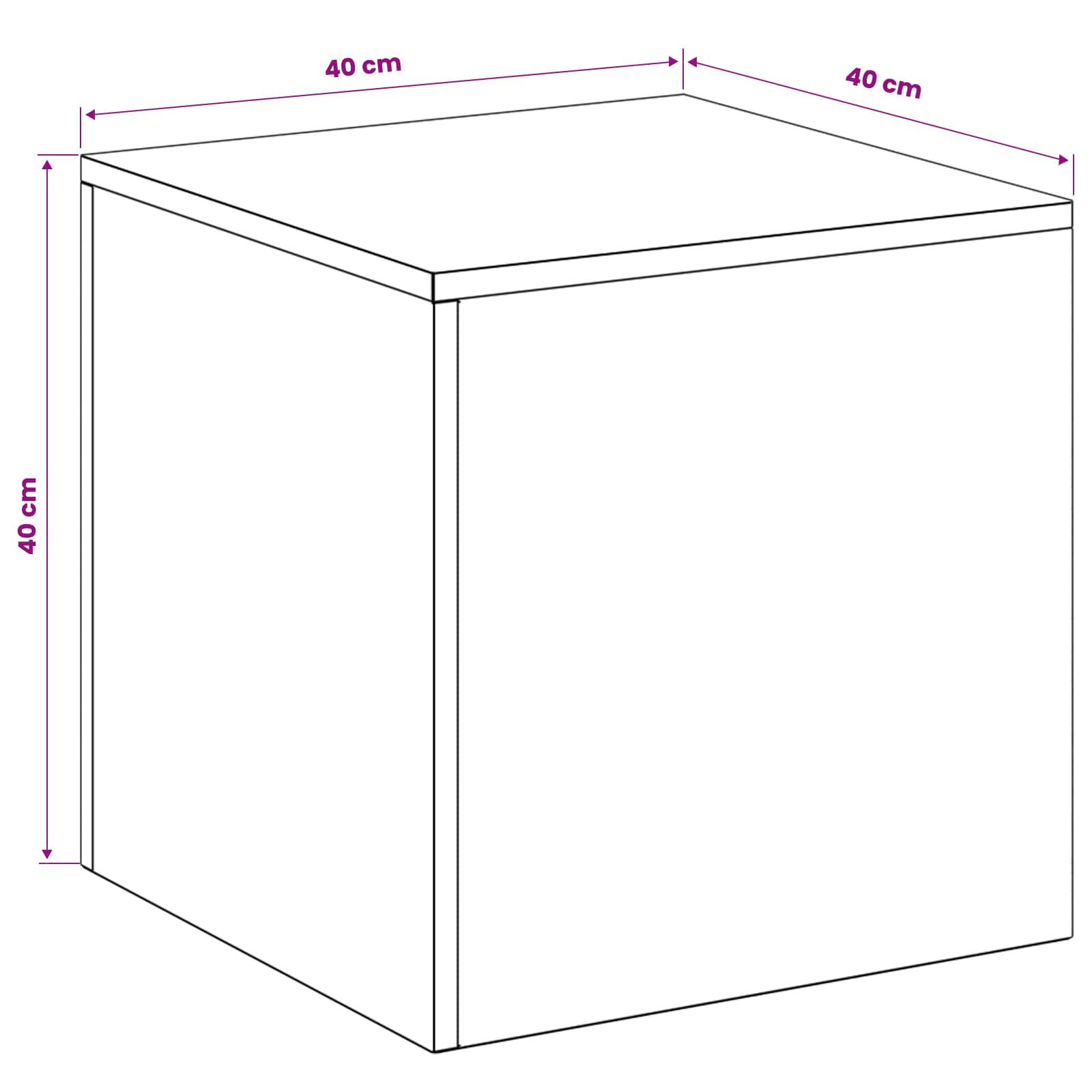Supporto per piante 2 pcs Ruggine 40 x 40 x 40 cm