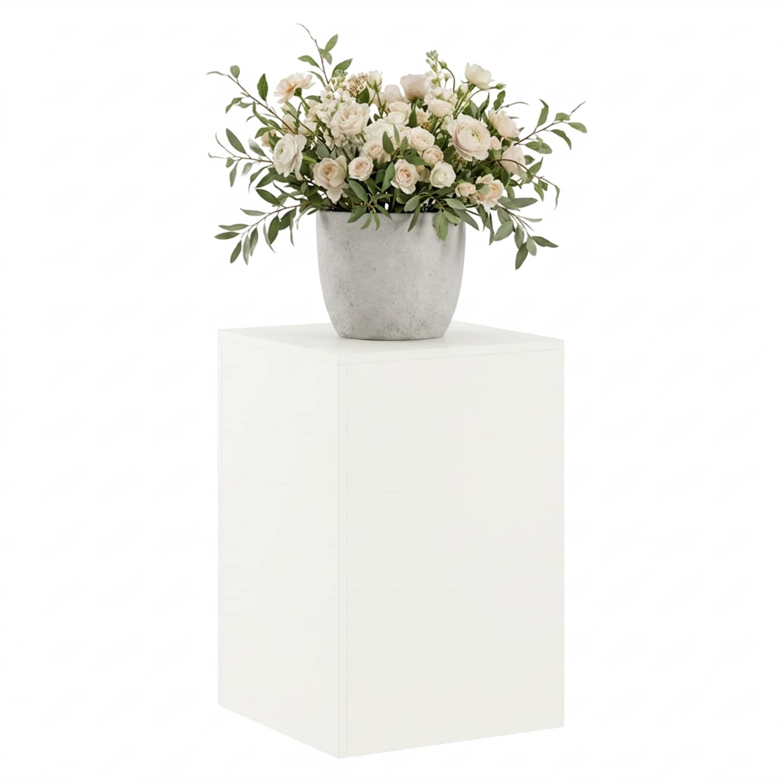 Supporto per piante Bianco 40 x 40 x 60 cm Acciaio
