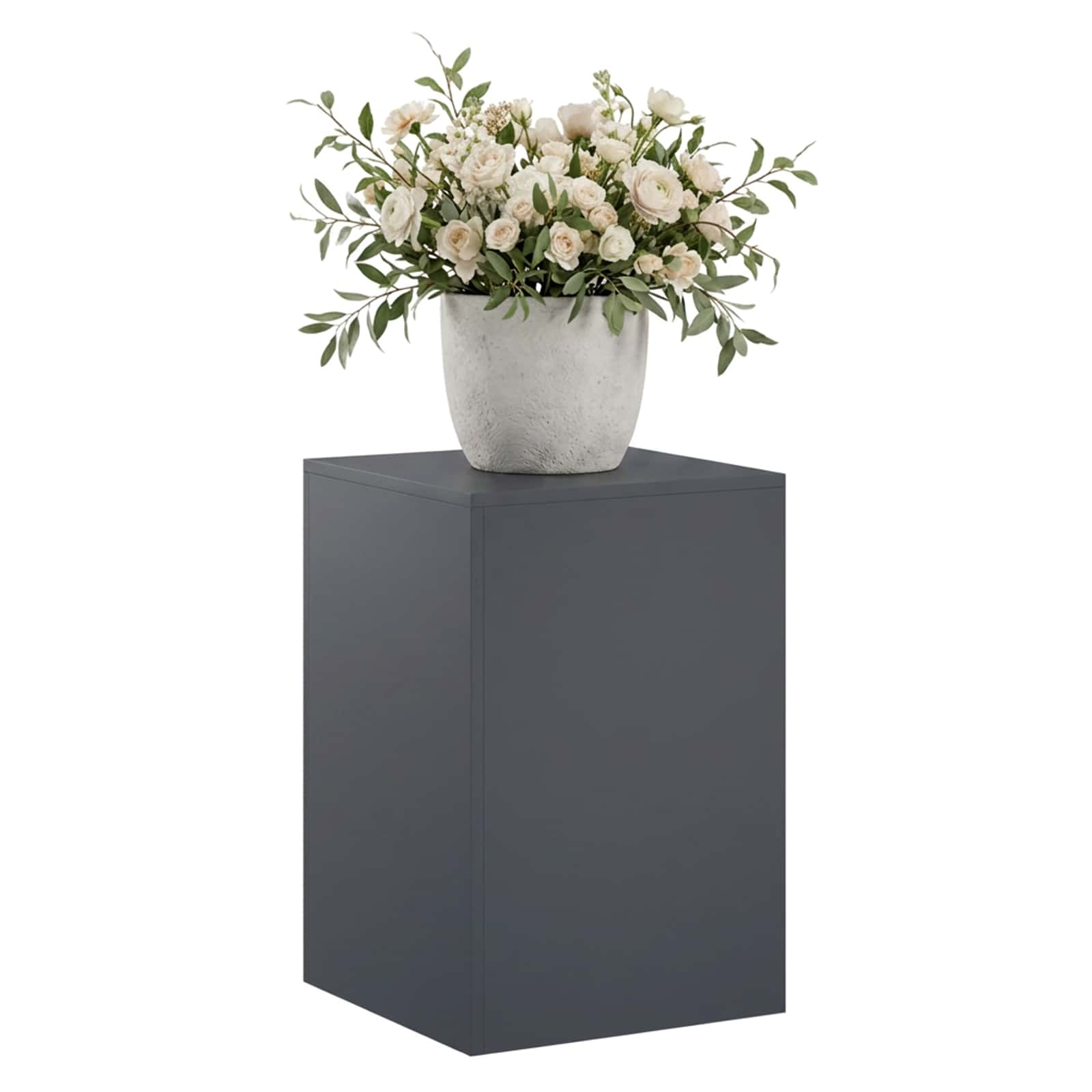 Supporto per piante Antracite 40 x 40 x 60 cm Acciaio Inox