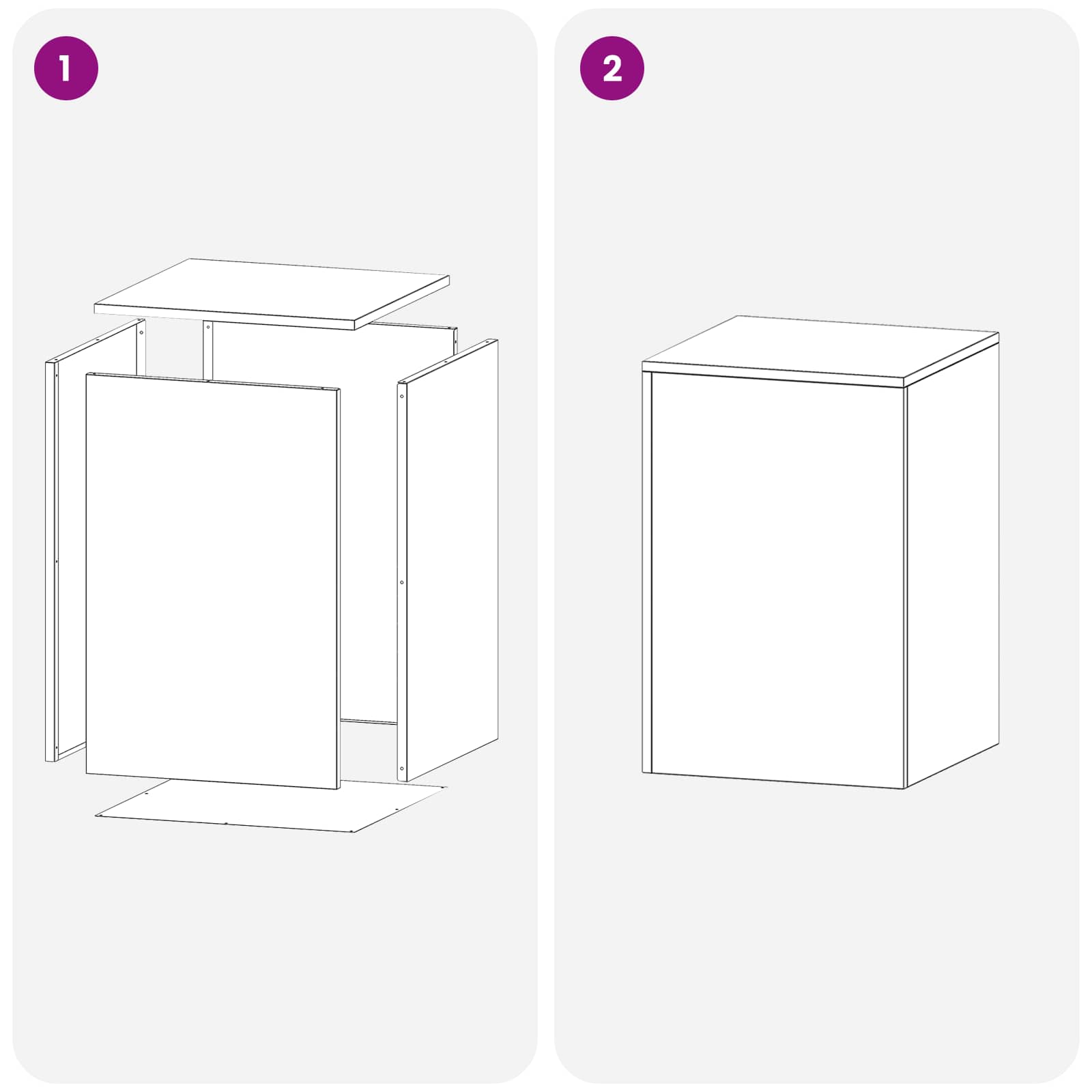 Supporto per piante Antracite 40 x 40 x 60 cm Acciaio Inox