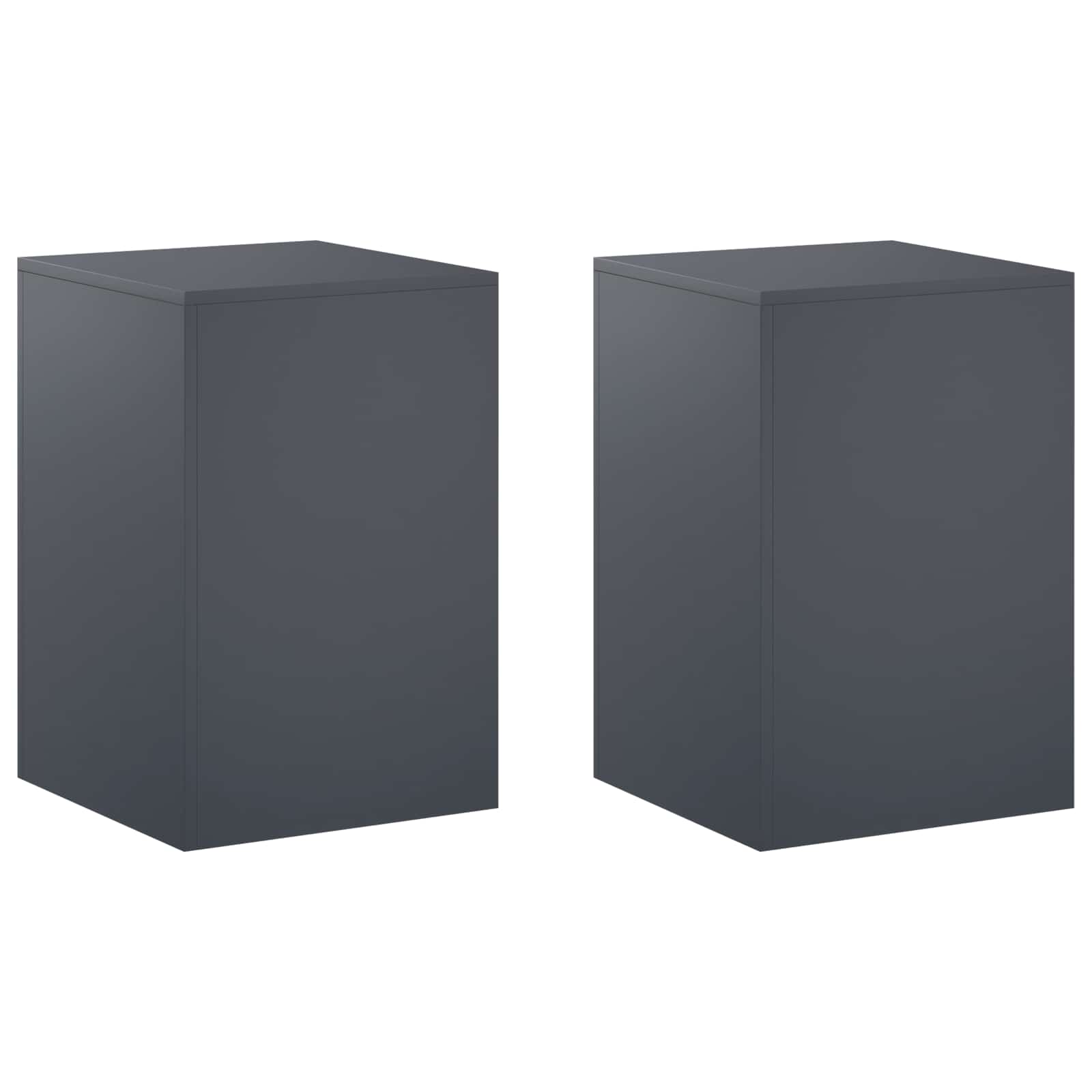 Supporto per piante 2 pcs Antracite 40 x 40 x 60 cm