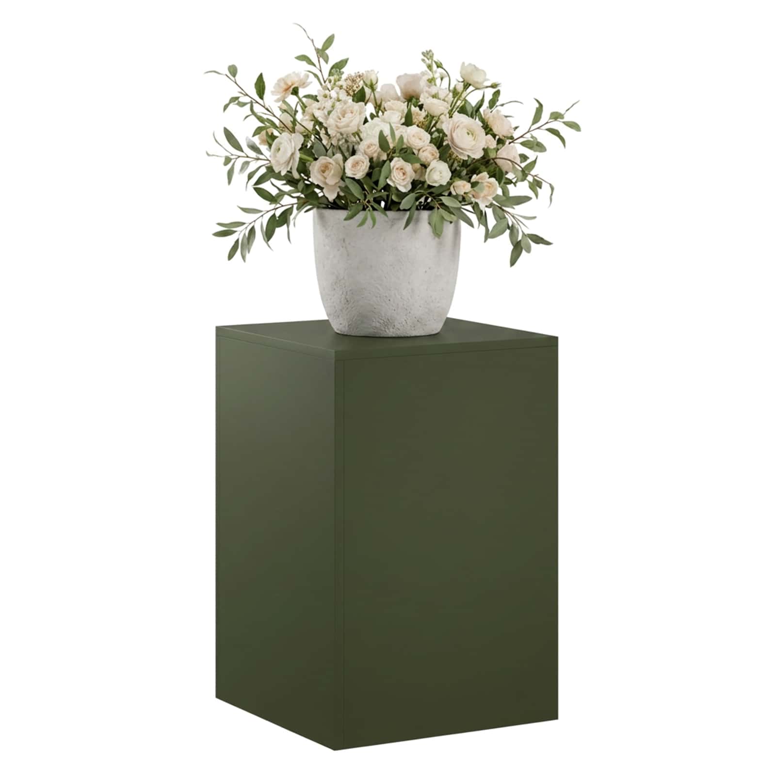 Supporto per piante Verde Oliva 40 x 40 x 60 cm Acciaio Corten