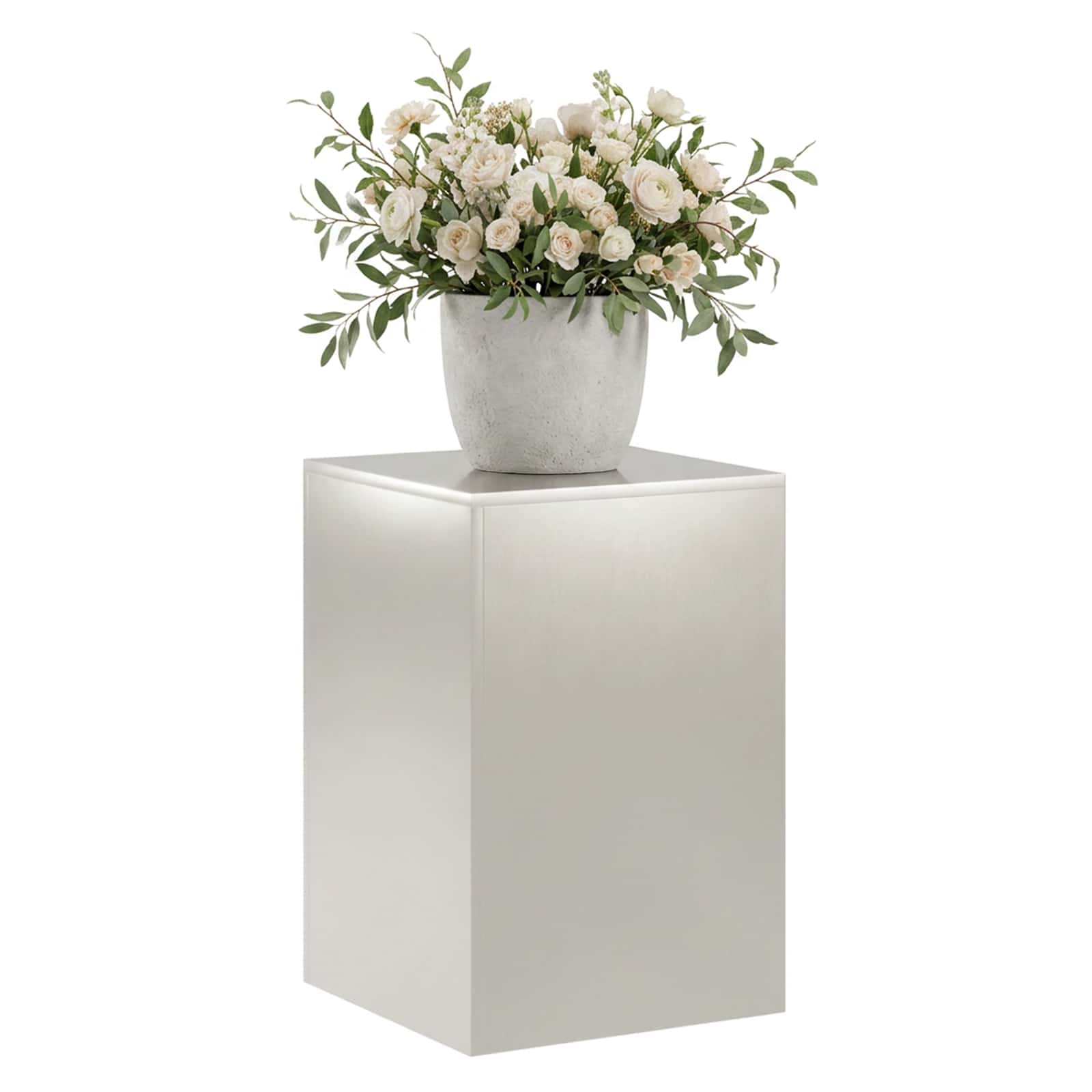 Supporto per piante Argento 40 x 40 x 60 cm Acciaio