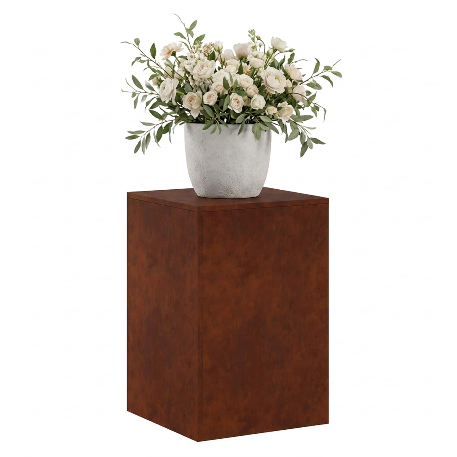 Supporto per piante Ruggine 40 x 40 x 60 cm Acciaio Corten