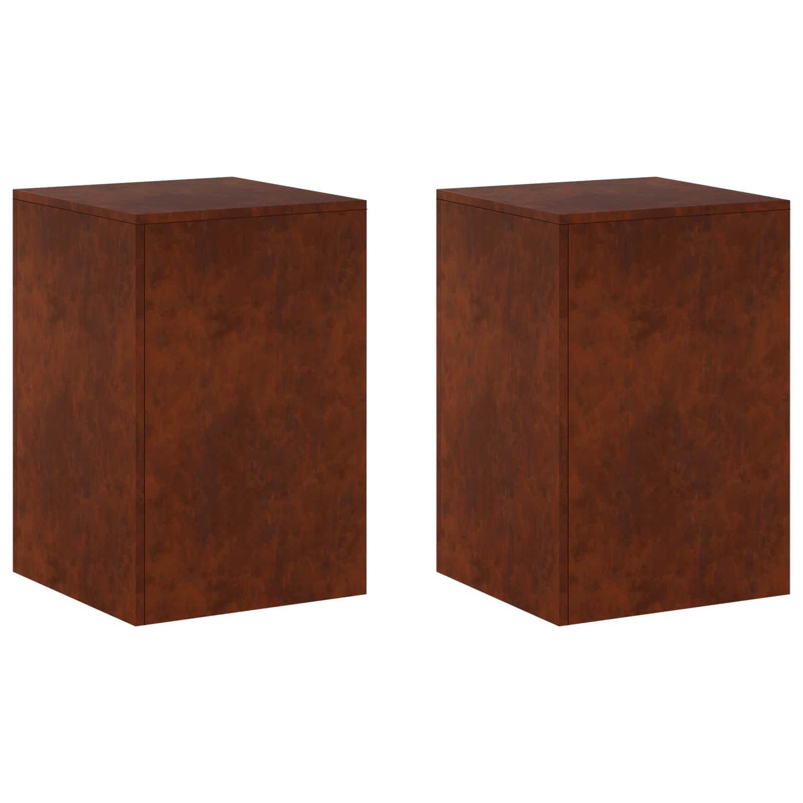 Supporto per piante 2 pcs Ruggine 40 x 40 x 60 cm