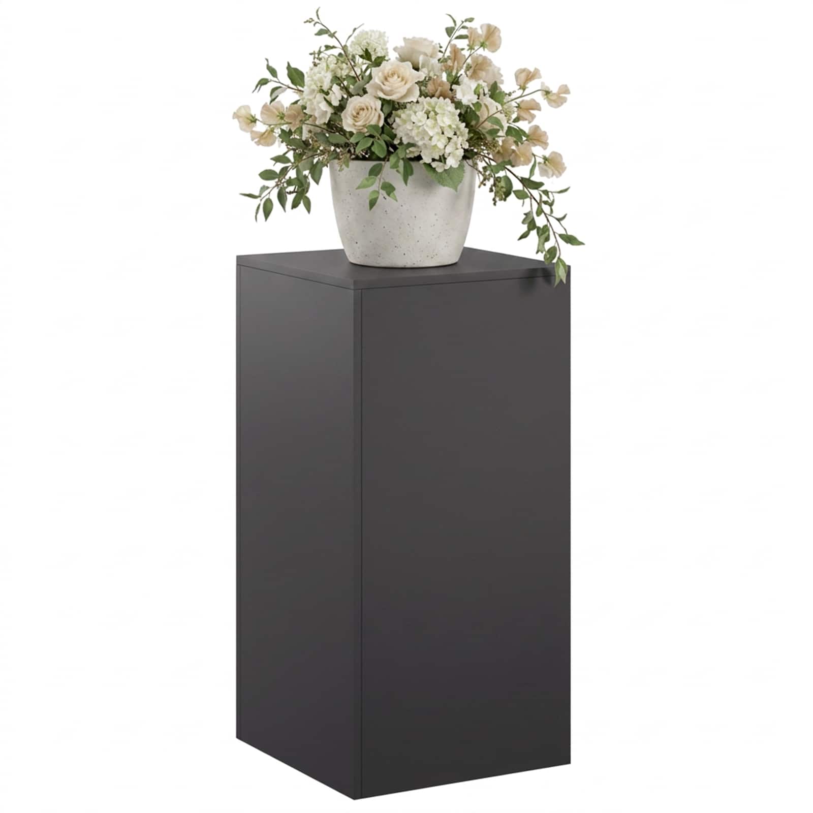 Supporto per piante Nero 40 x 40 x 80 cm Acciaio