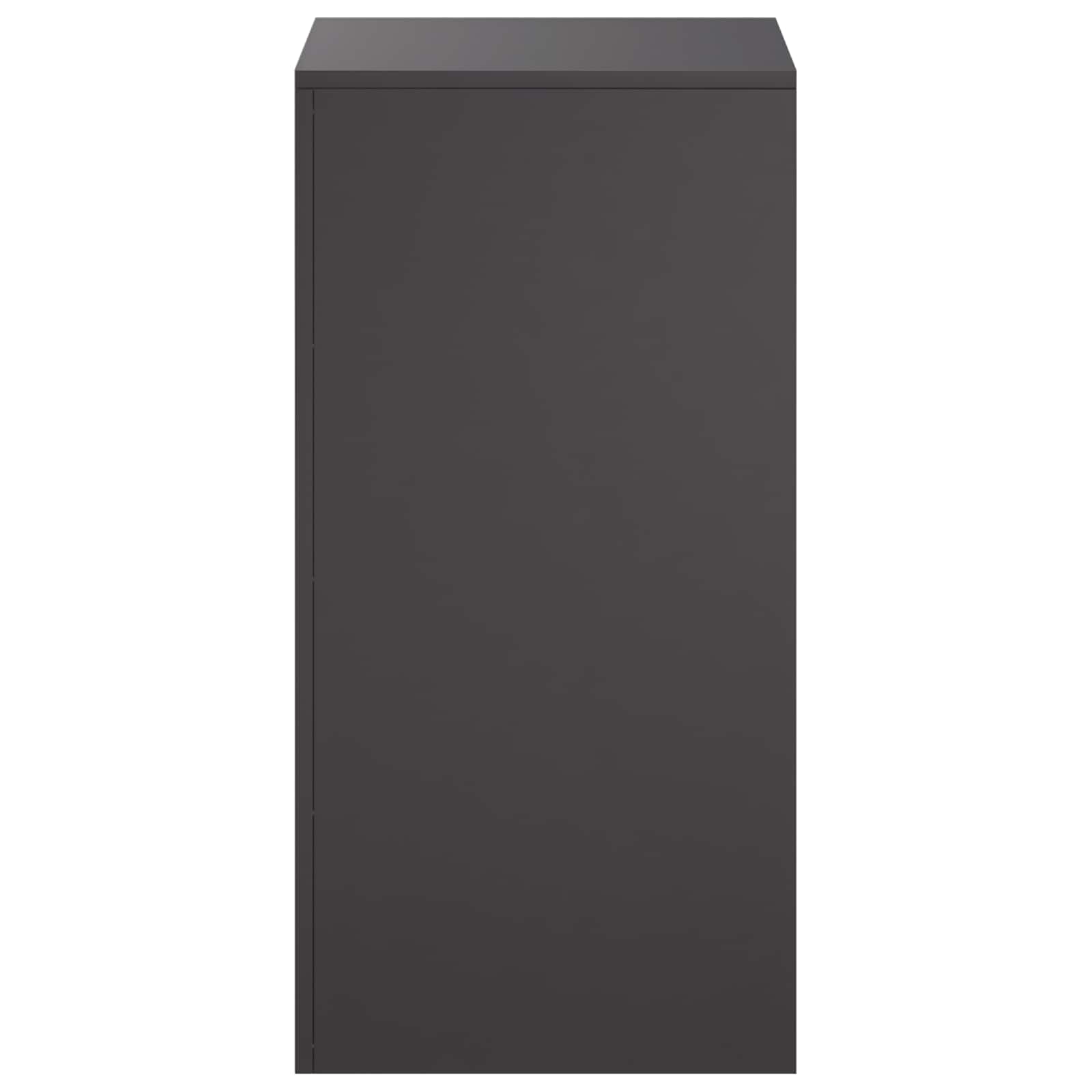 Supporto per piante 2 pcs Nero 40 x 40 x 80 cm Acciaio