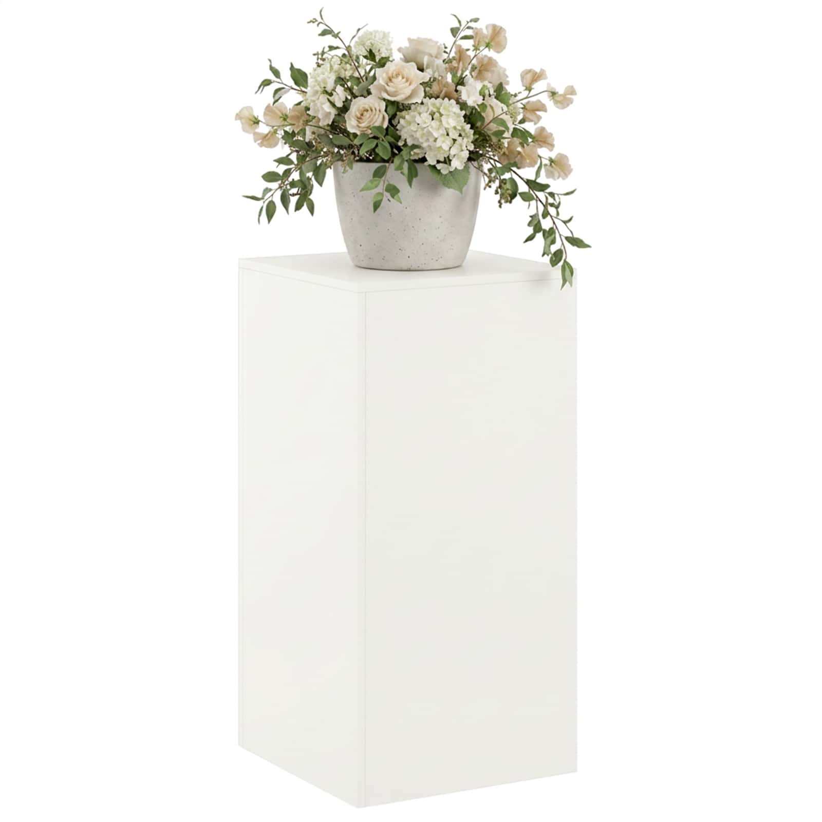 Supporto per piante Bianco 40 x 40 x 80 cm Acciaio