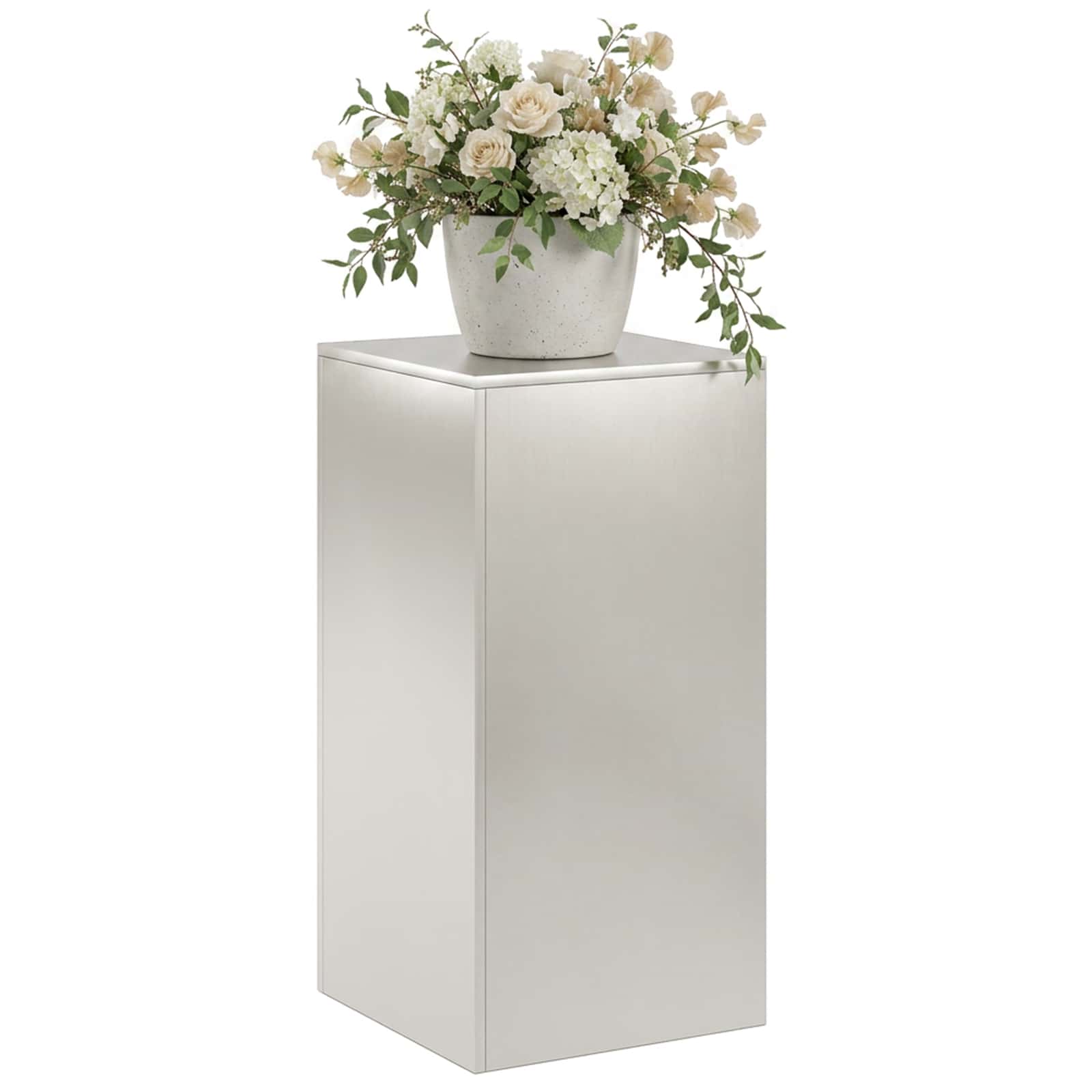 Supporto per piante Argento 40 x 40 x 80 cm Acciaio