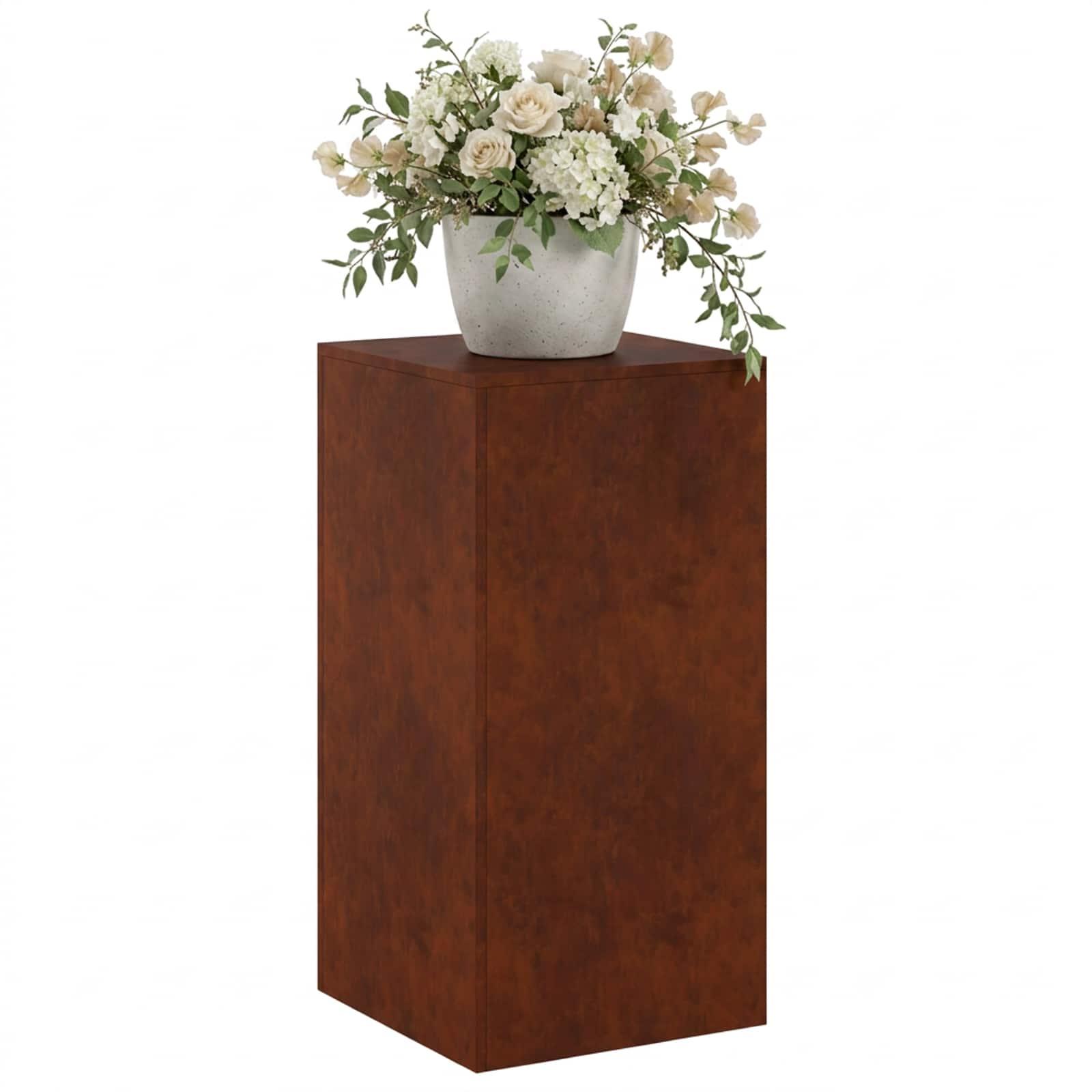 Supporto per piante Ruggine 40 x 40 x 80 cm Acciaio Corten