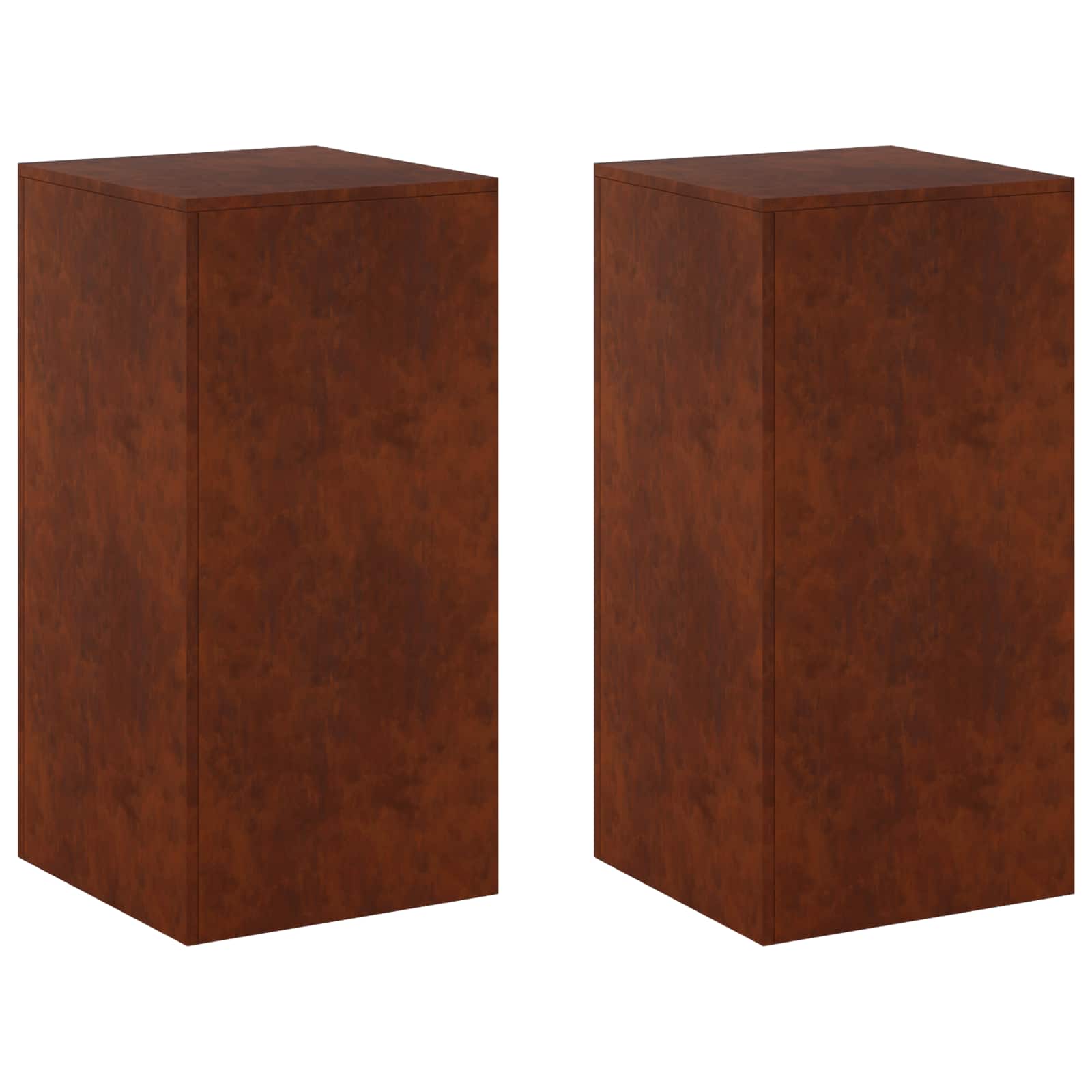 Supporto per piante 2 pcs Ruggine 40 x 40 x 80 cm