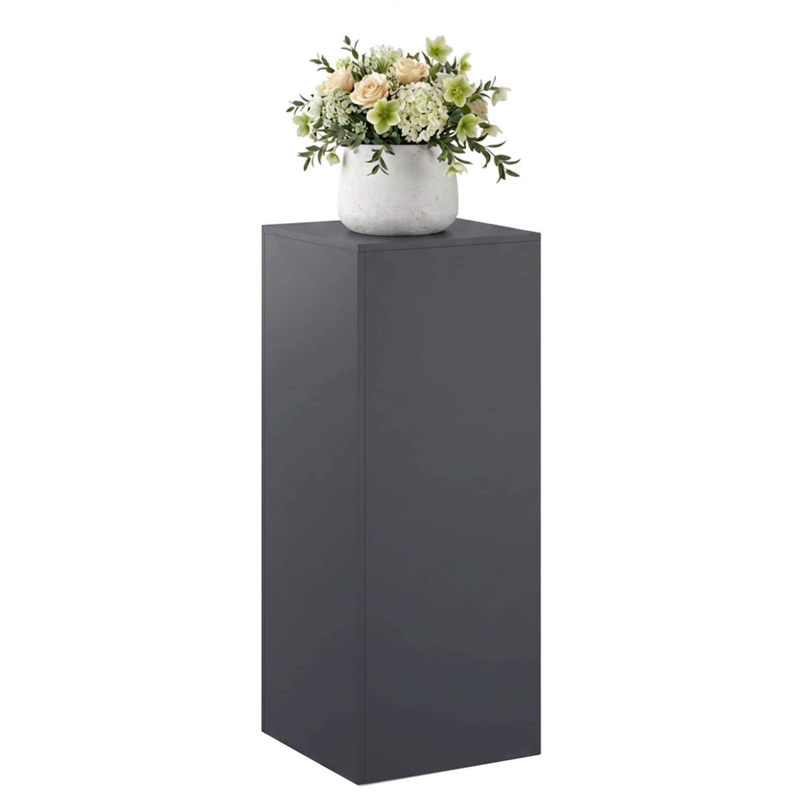 Supporto per piante Antracite 40 x 40 x 100 cm Acciaio Inox