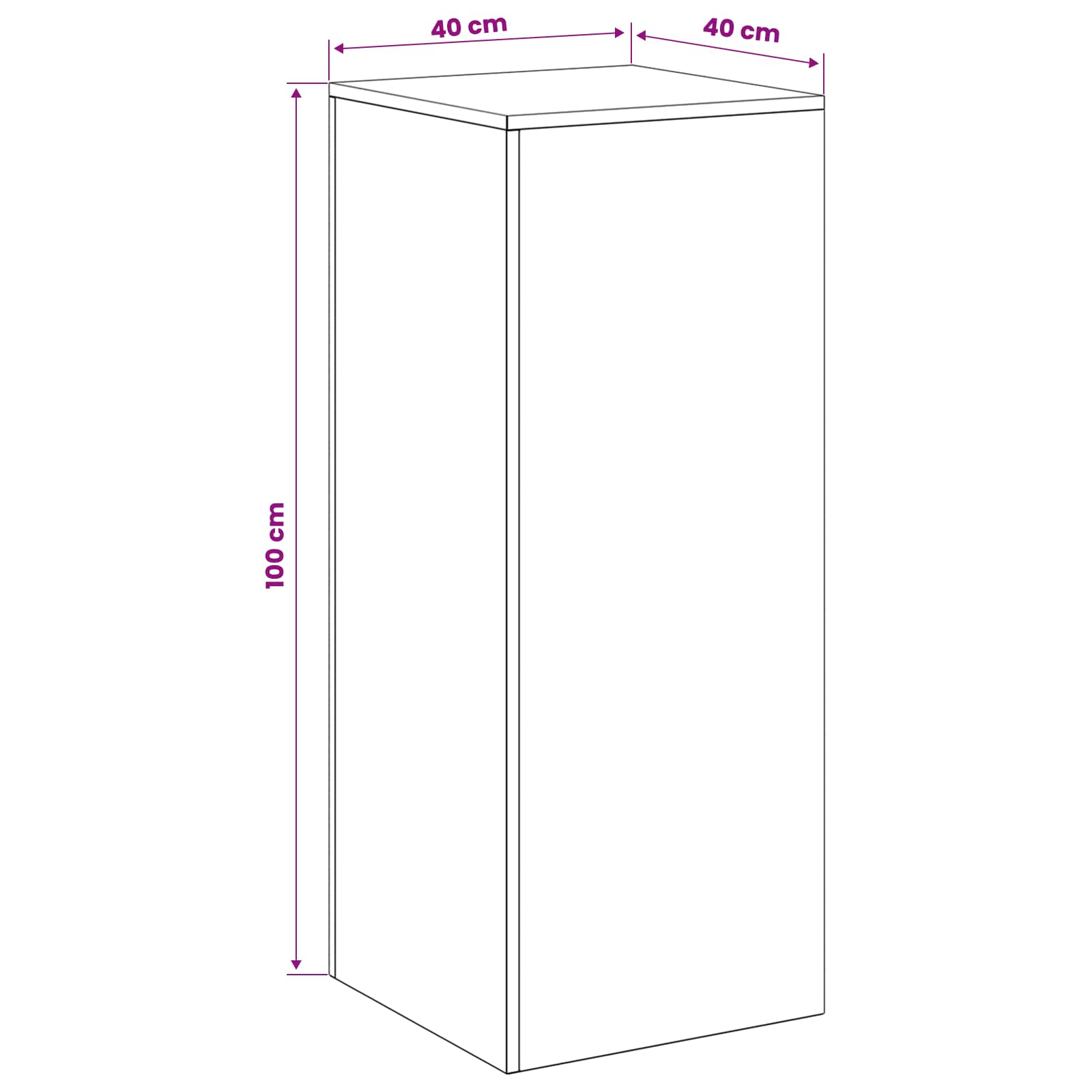 Supporto per piante 2 pcs Verde Oliva 40 x 40 x 100 cm Acciaio